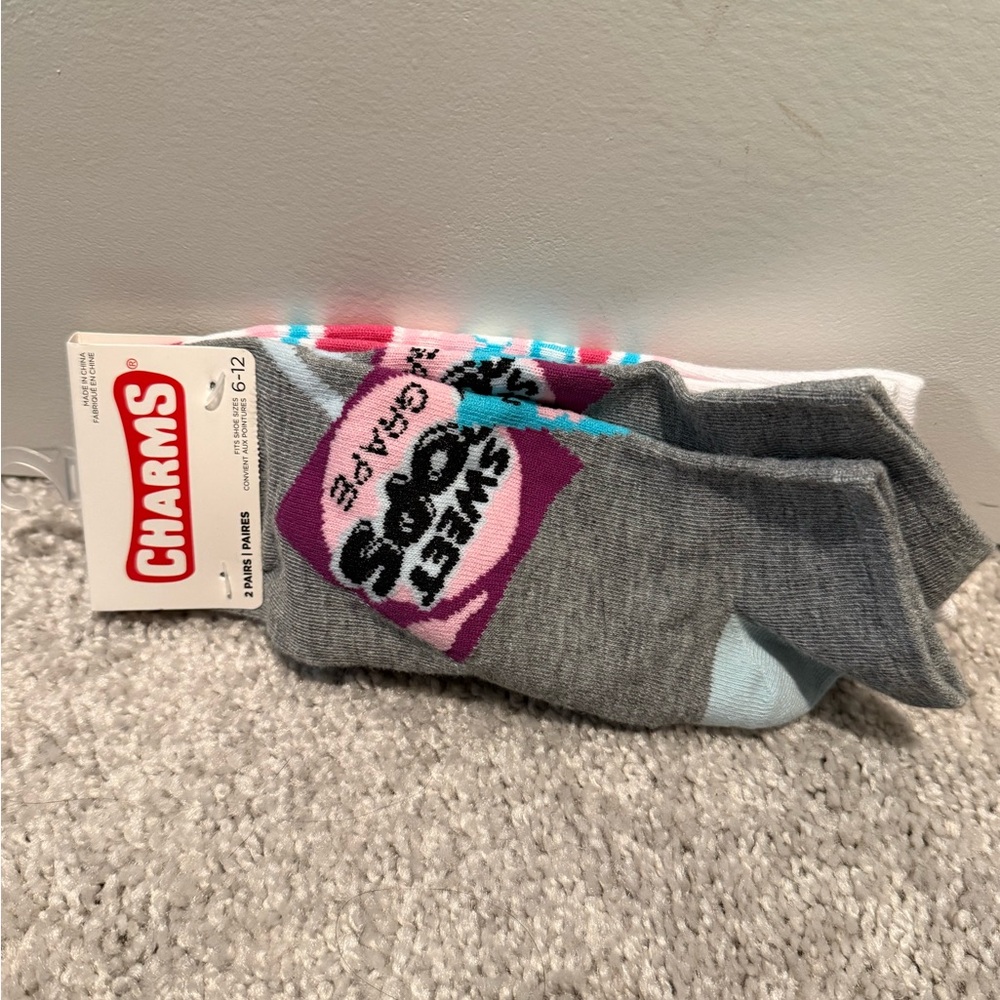 Charms Gray and White women's Socks size 6-12